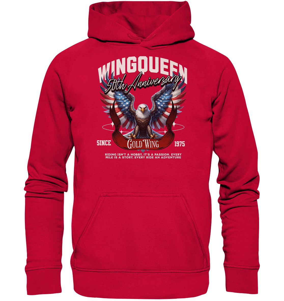 Goldwing Wing Queen 50 Jubiläum 1975 - Basic Unisex Hoodie