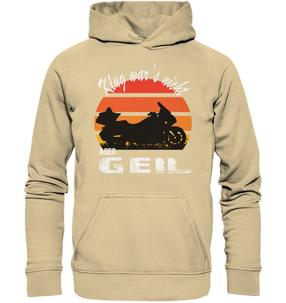 Goldwinger Spruch - Klug war`s nicht aber geil - Basic Unisex Hoodie