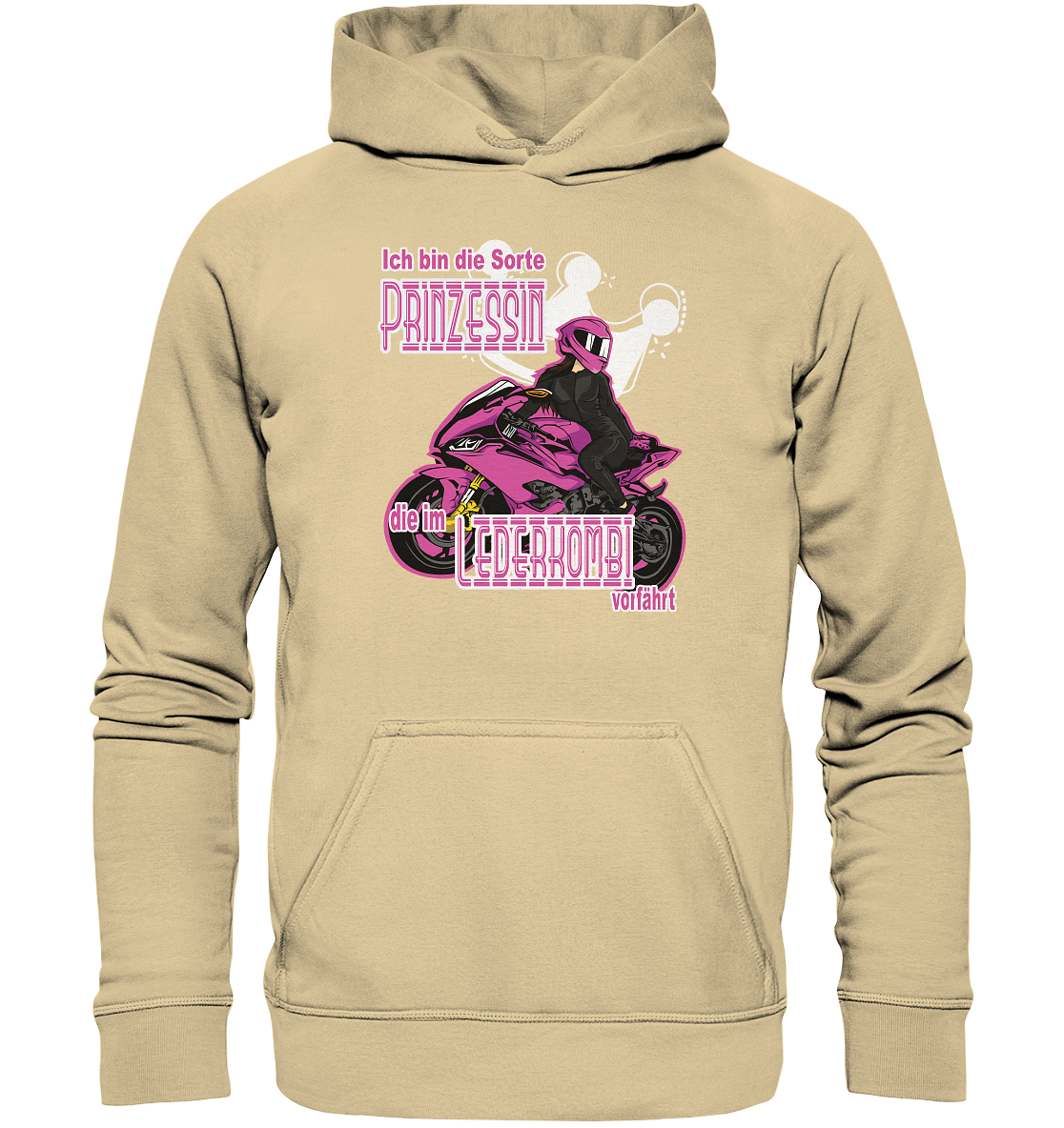 Frauenpower - Prinzessin mit Helm  - Basic Unisex Hoodie