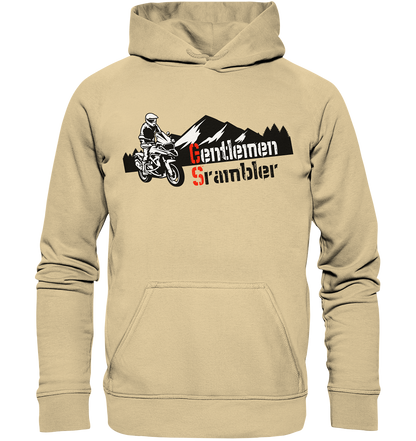 Gentlemen Scrambler - Abenteuer Biker - Basic Unisex Hoodie