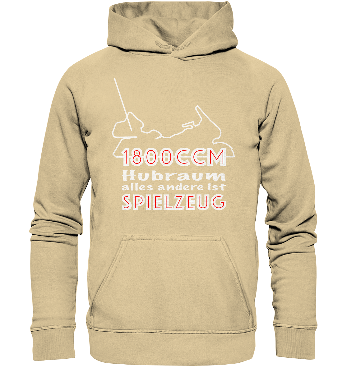 Goldwinger Spruch - 1800ccm Spielzeug - Basic Unisex Hoodie