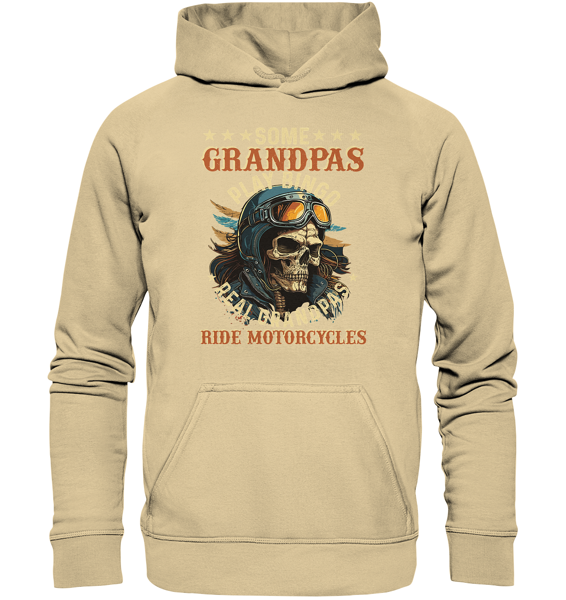Echte Opas fahren Motorrad - Basic Unisex Hoodie