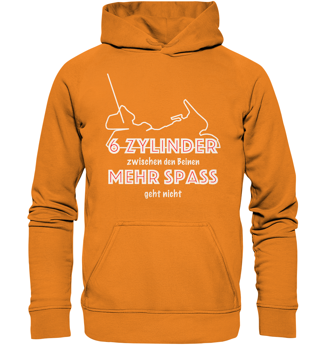 Goldwinger Spruch - 6 Zylinder - Basic Unisex Hoodie
