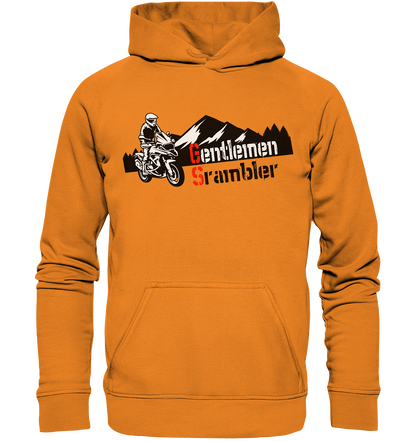 Gentlemen Scrambler - Abenteuer Biker - Basic Unisex Hoodie