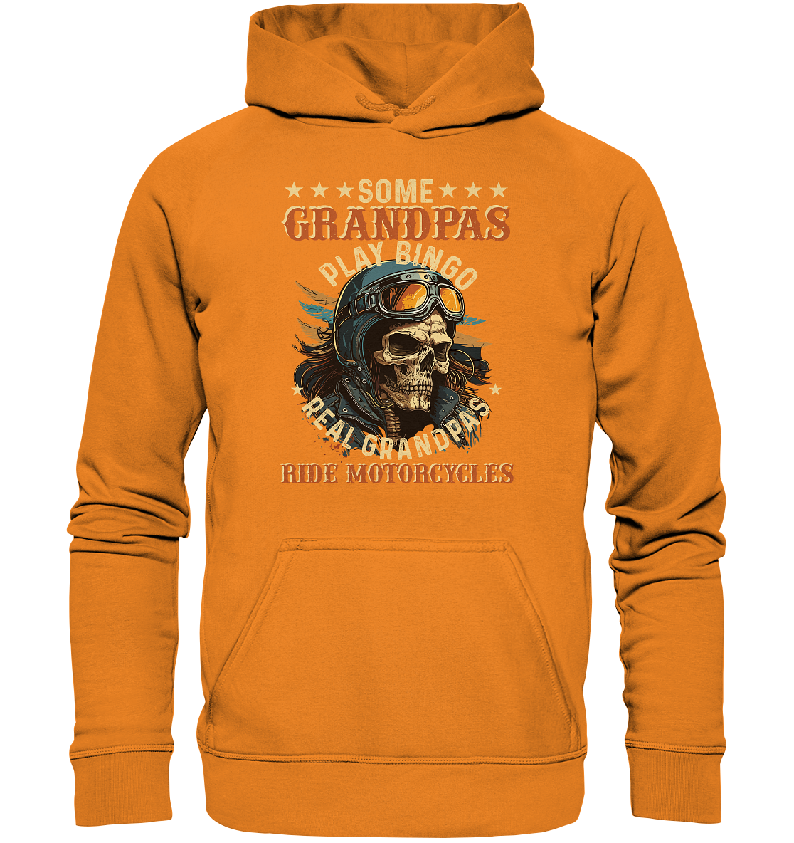 Echte Opas fahren Motorrad - Basic Unisex Hoodie