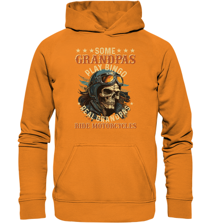 Echte Opas fahren Motorrad - Basic Unisex Hoodie