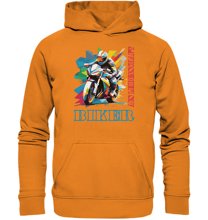 Biker aus Leidenschaft - Abstrakt  - Basic Unisex Hoodie