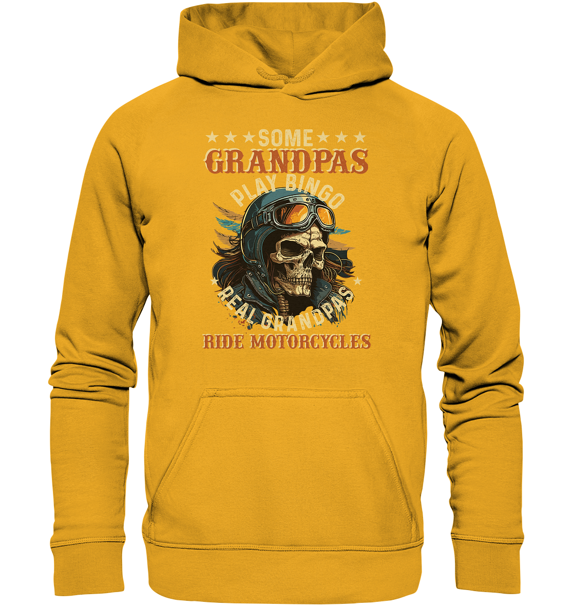 Echte Opas fahren Motorrad - Basic Unisex Hoodie