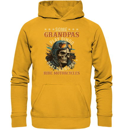 Echte Opas fahren Motorrad - Basic Unisex Hoodie
