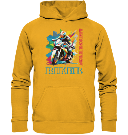 Biker aus Leidenschaft - Abstrakt  - Basic Unisex Hoodie
