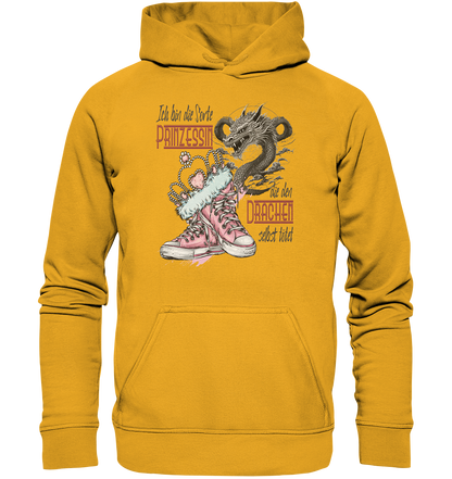 Prinzessin - die den Drachen selbst tötet - Basic Unisex Hoodie