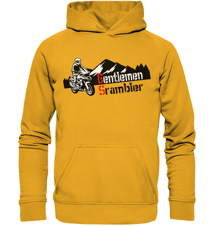 Gentlemen Scrambler - Abenteuer Biker - Basic Unisex Hoodie