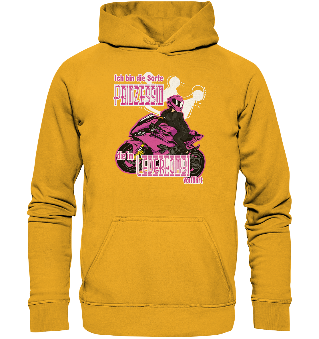 Frauenpower - Prinzessin mit Helm  - Basic Unisex Hoodie
