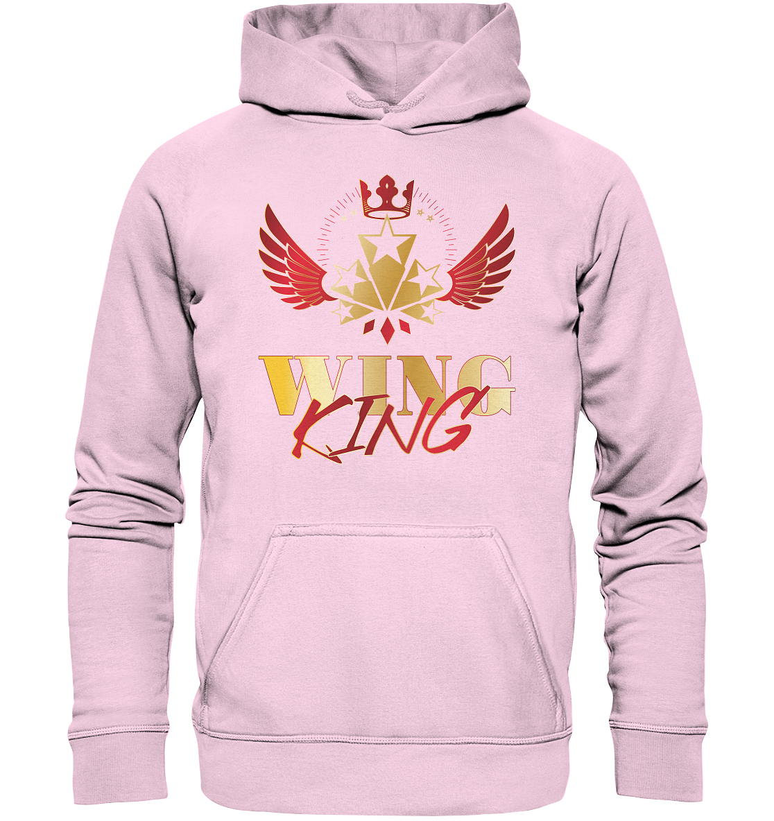 Goldwing - Wing King rot/gold - Basic Unisex Hoodie