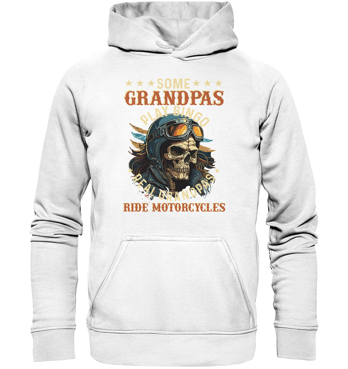 Echte Opas fahren Motorrad - Basic Unisex Hoodie