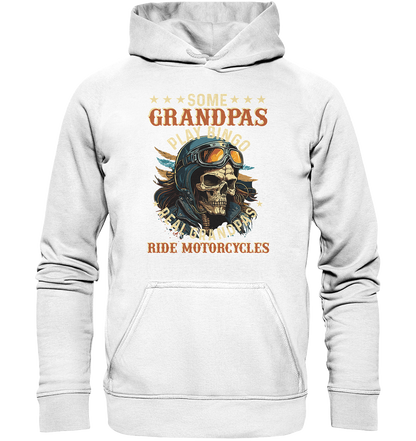Echte Opas fahren Motorrad - Basic Unisex Hoodie