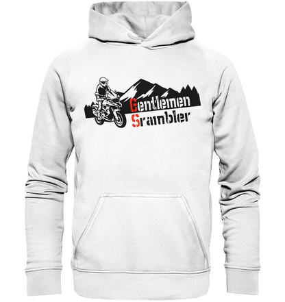 Gentlemen Scrambler - Abenteuer Biker - Basic Unisex Hoodie