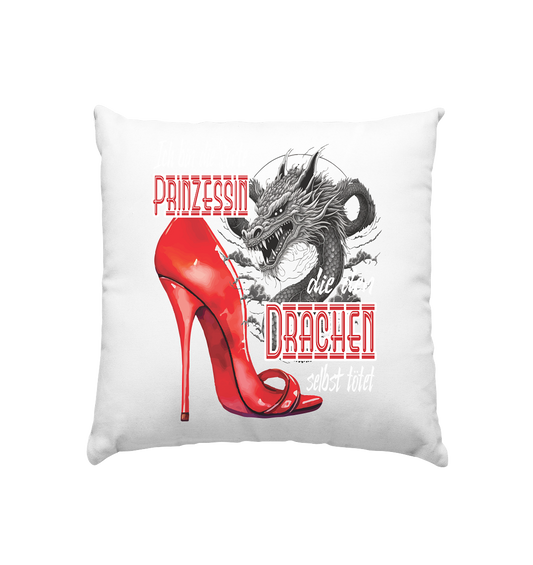 Prinzessin - die den Drachen tötet High Heel - Kissen 40x40cm