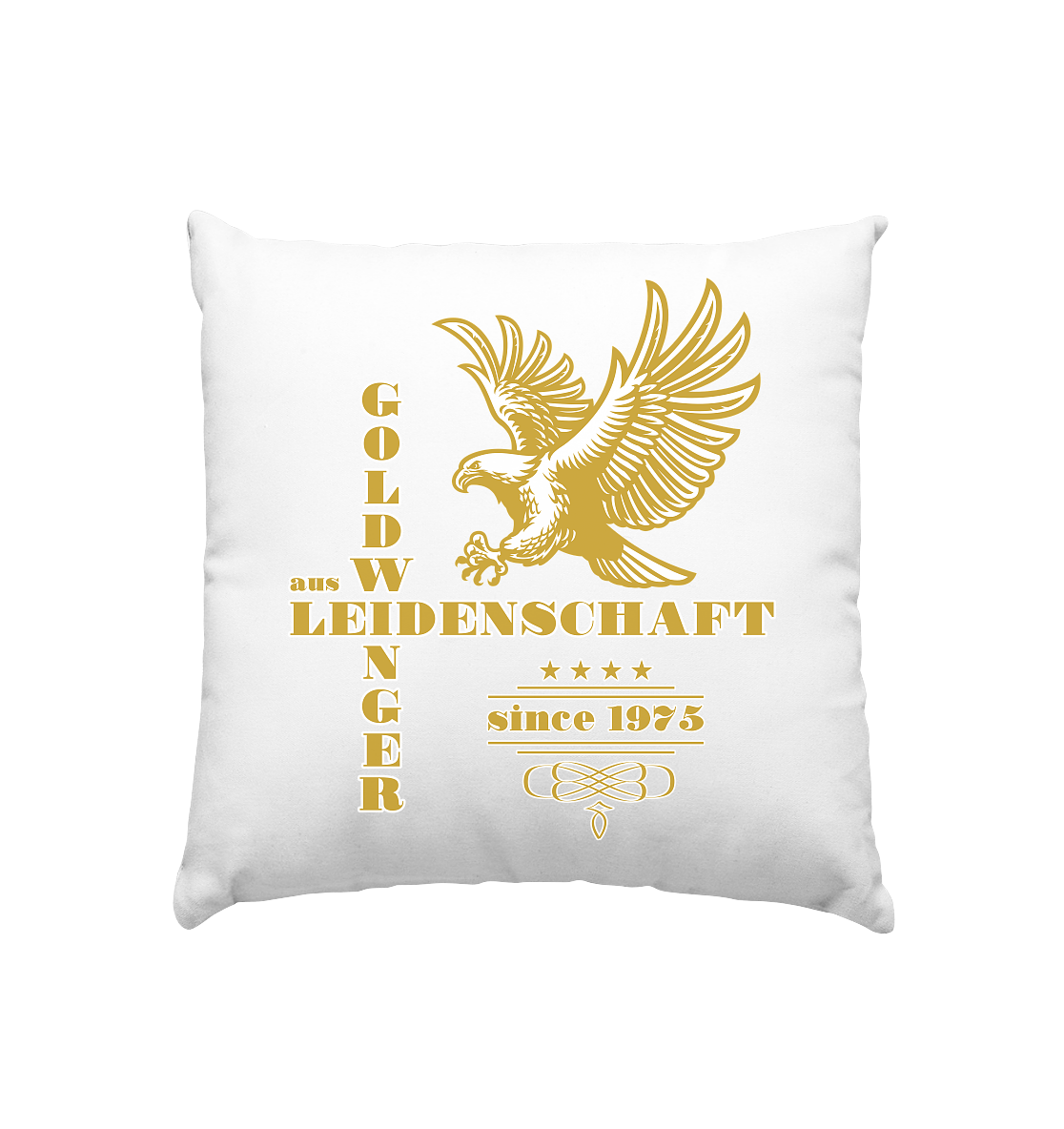 Goldwinger aus Leidenschaft seit 1975 - Kissen 40x40cm