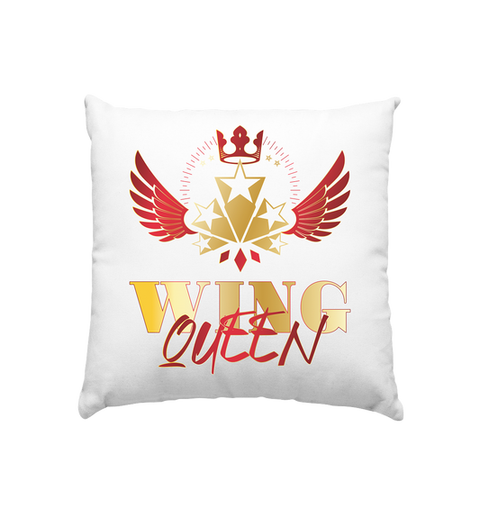 Goldwing - Wing Queen rot/gold - Kissen 40x40cm