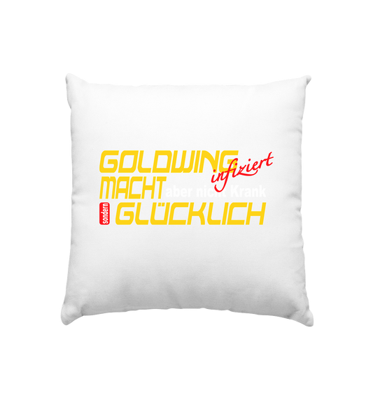 Goldwing macht Glücklich - Kissen 40x40cm