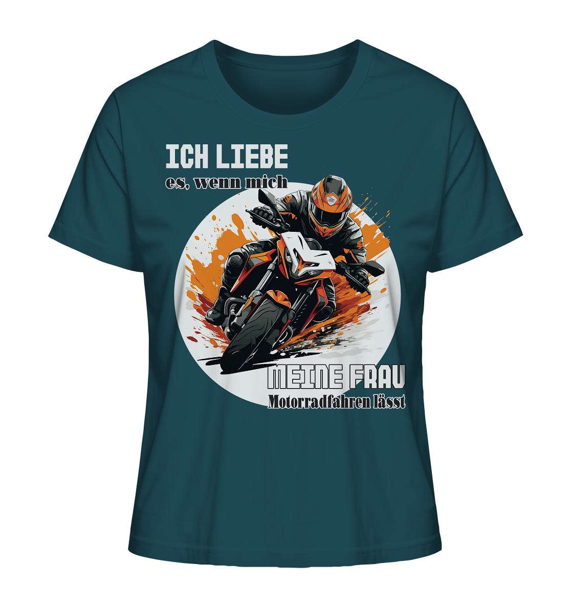 Ich liebe meine Frau - lustiger Biker Spruch  - Ladies Organic Shirt
