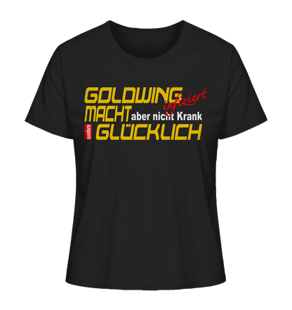Goldwing macht Glücklich - Ladies Organic Shirt