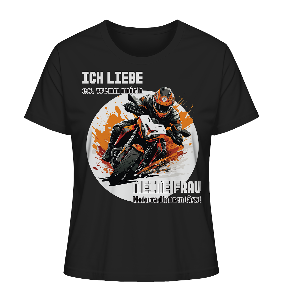 Ich liebe meine Frau - lustiger Biker Spruch  - Ladies Organic Shirt