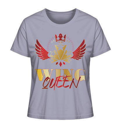 Goldwing - Wing Queen rot/gold - Ladies Organic Shirt