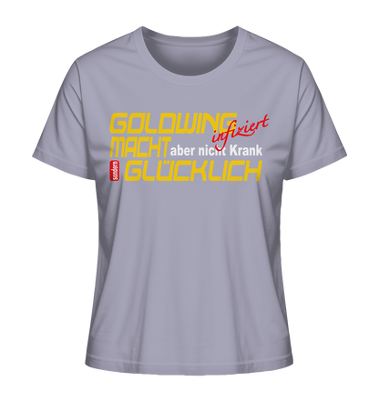 Goldwing macht Glücklich - Ladies Organic Shirt