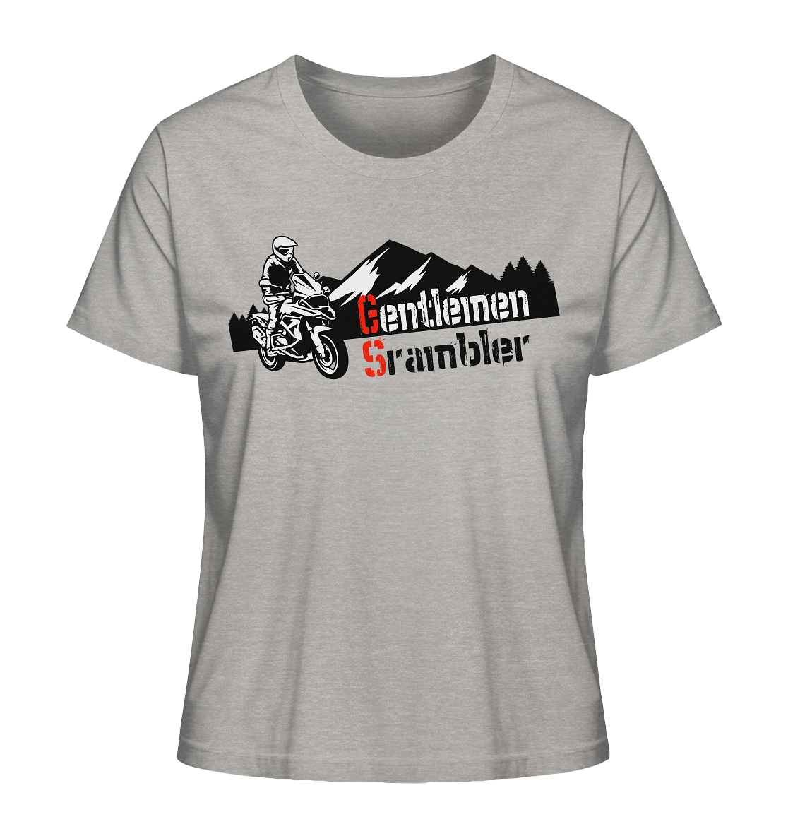 Gentlemen Scrambler - Abenteuer Biker - Ladies Organic Shirt