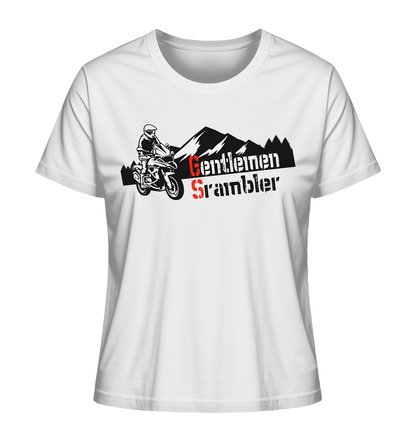 Gentlemen Scrambler - Abenteuer Biker - Ladies Organic Shirt