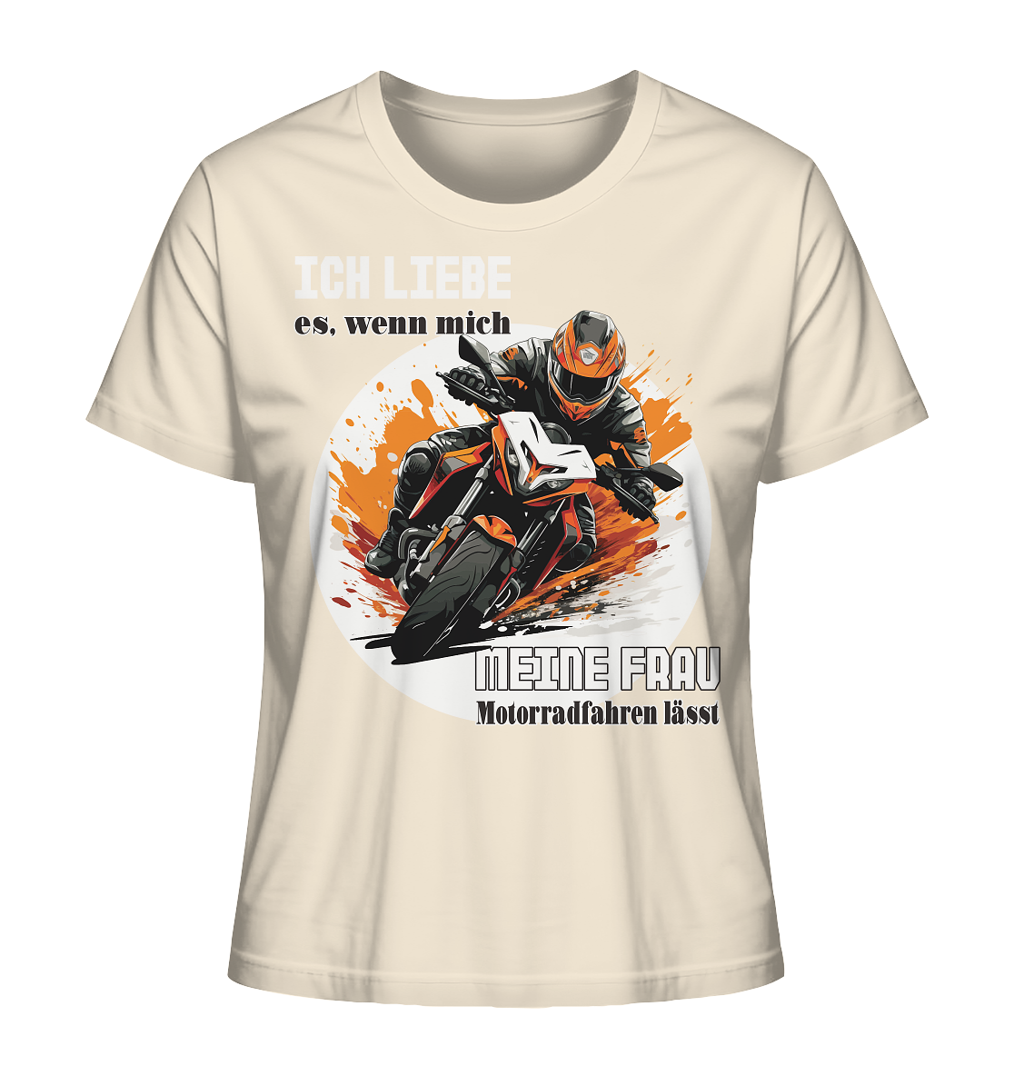 Ich liebe meine Frau - lustiger Biker Spruch  - Ladies Organic Shirt