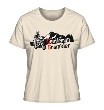 Gentlemen Scrambler - Abenteuer Biker - Ladies Organic Shirt