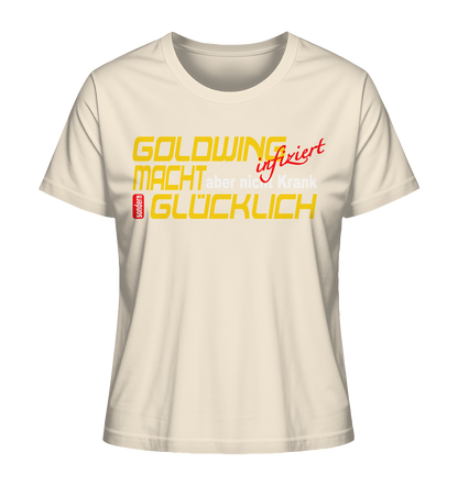 Goldwing macht Glücklich - Ladies Organic Shirt
