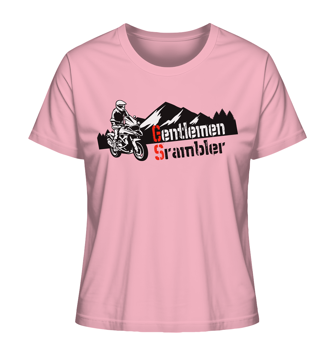 Gentlemen Scrambler - Abenteuer Biker - Ladies Organic Shirt