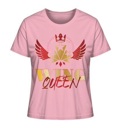 Goldwing - Wing Queen rot/gold - Ladies Organic Shirt