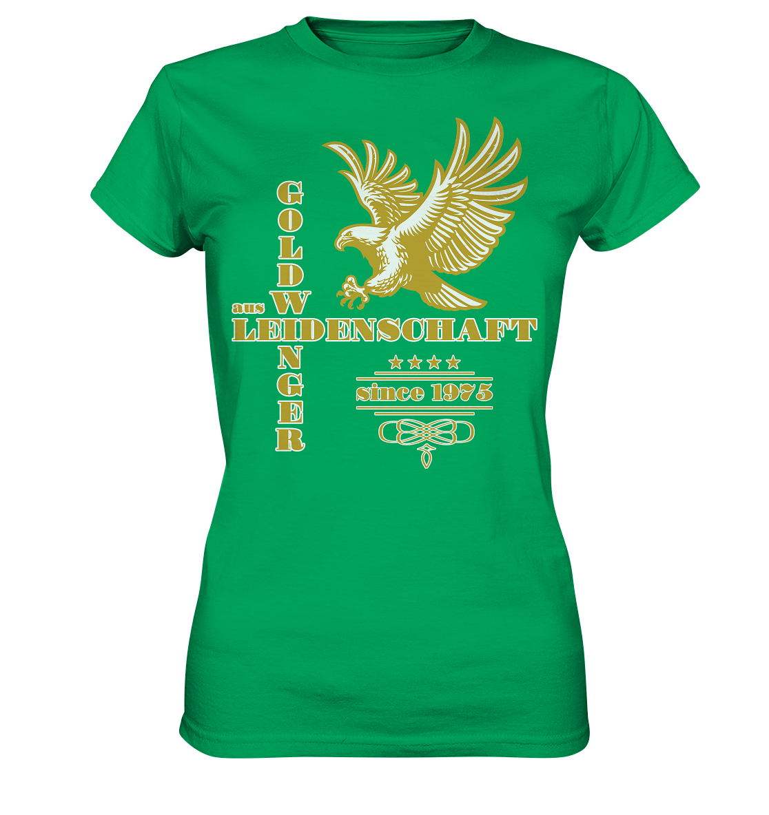 Goldwinger aus Leidenschaft seit 1975 - Ladies Premium Shirt