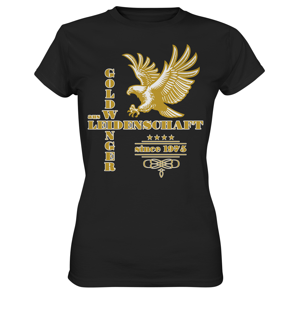 Goldwinger aus Leidenschaft seit 1975 - Ladies Premium Shirt