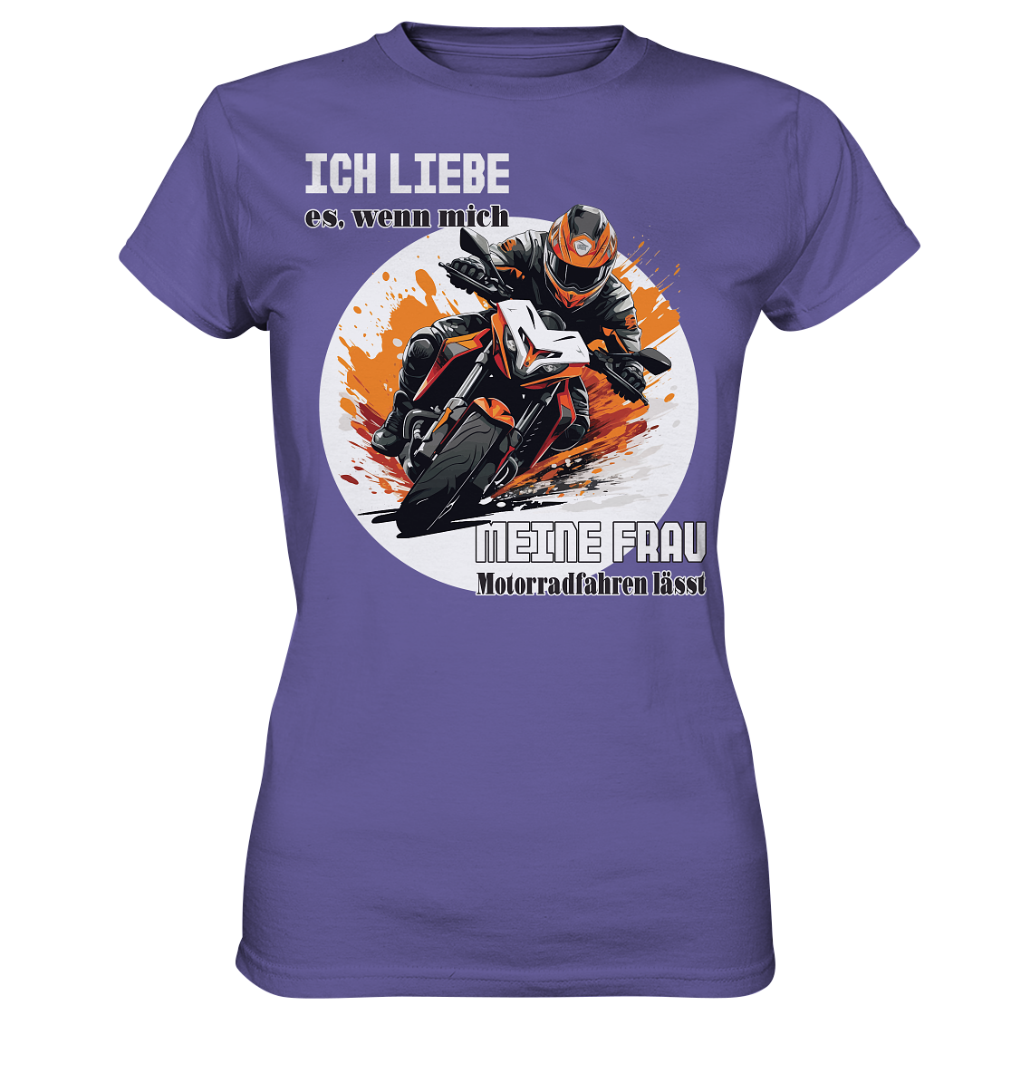 Ich liebe meine Frau - lustiger Biker Spruch  - Ladies Premium Shirt