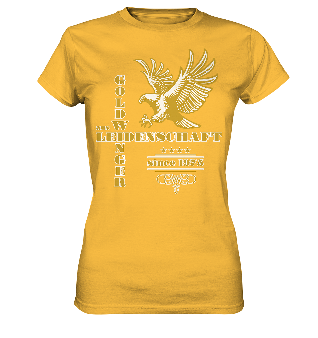 Goldwinger aus Leidenschaft seit 1975 - Ladies Premium Shirt