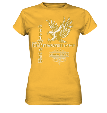 Goldwinger aus Leidenschaft seit 1975 - Ladies Premium Shirt