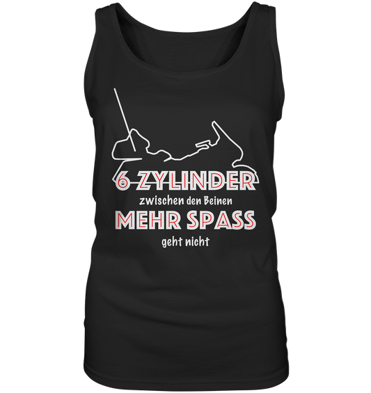 Goldwinger Spruch - 6 Zylinder - Ladies Tank-Top