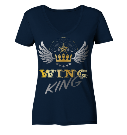 Goldwing - Wing King  - Ladies V-Neck Shirt