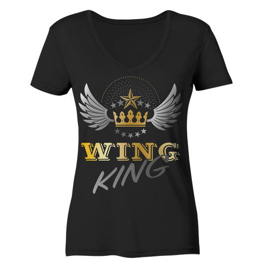 Goldwing - Wing King  - Ladies V-Neck Shirt