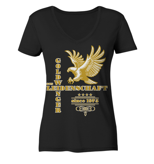 Goldwinger aus Leidenschaft seit 1975 - Ladies V-Neck Shirt