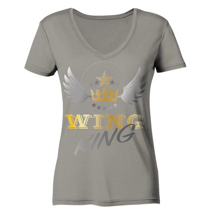 Goldwing - Wing King  - Ladies V-Neck Shirt