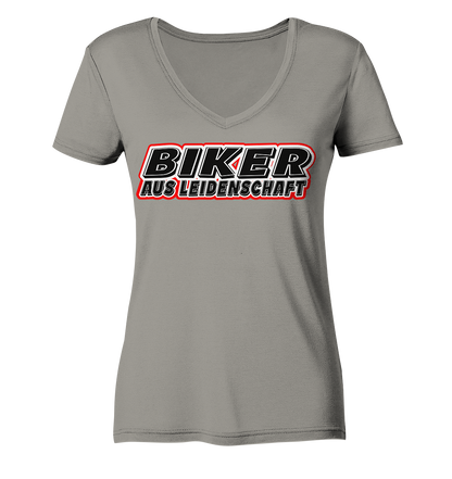 Biker aus Leidenschaft - Ladies V-Neck Shirt