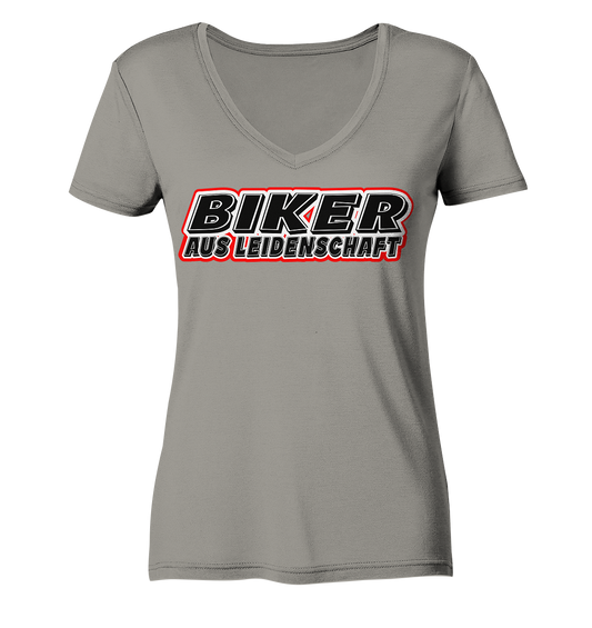 Biker aus Leidenschaft - Ladies V-Neck Shirt