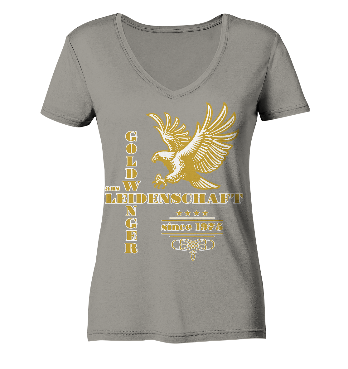 Goldwinger aus Leidenschaft seit 1975 - Ladies V-Neck Shirt